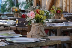 Blumengrüße - Tischdekoration