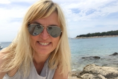 On the beach