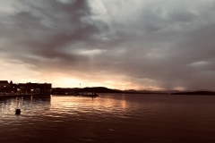 Sonnenaufgang Betina kurz vorm Gewitter