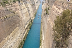 Kanal von Korinth Griechenland
