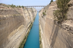 Kanal von Korinth Griechenland