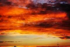 Feueralarm am Himmel