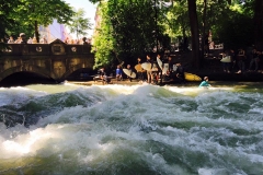 Surferwelle in München
